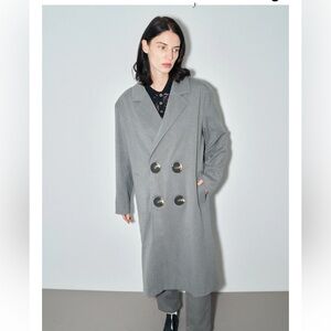 Fashion Brand Company Charcoal Trench Coat